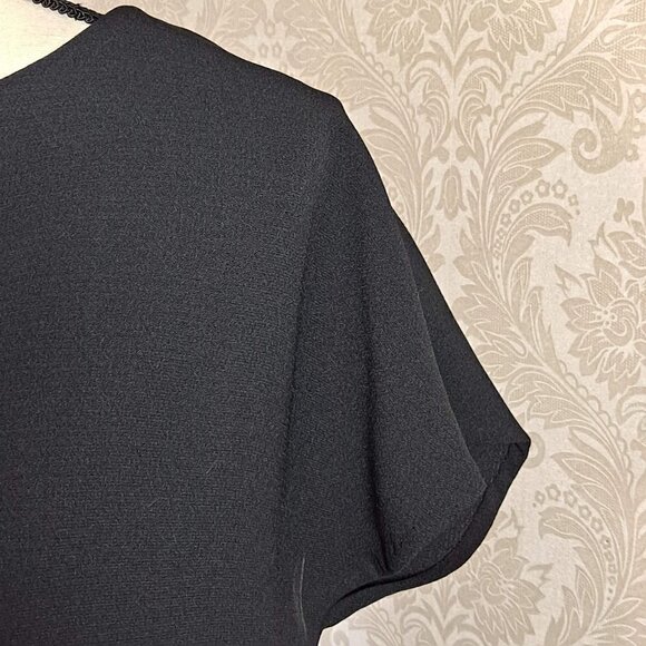 Handmade Black Shift Dress with Keyhole Back, 14/16 - See Measurements - Picture 2 of 8